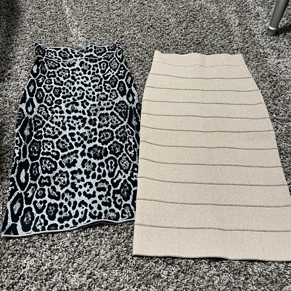 BCBG bandage skirts